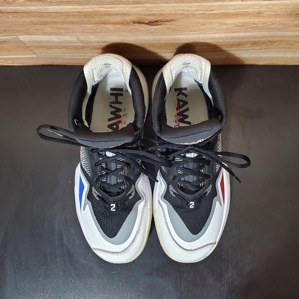 New Balance Kawhi Leonard Red Blue White Shoes Men's Size 7.5 - Picture 6 of 11